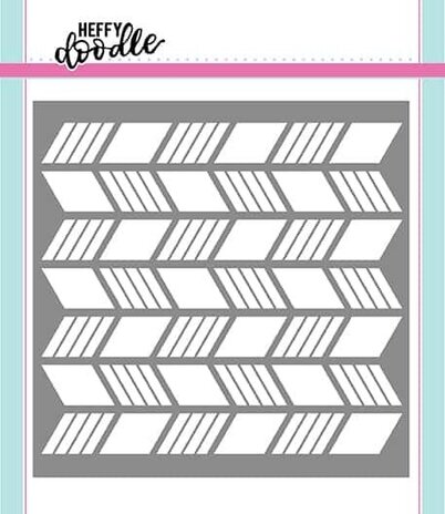 Heffy Doodle Slants VS Rhombies Stencil (HFD0097) (OUTLET) Heffy Doodle Slants VS Rhombies Stencil (HFD0097) (OUTLET)