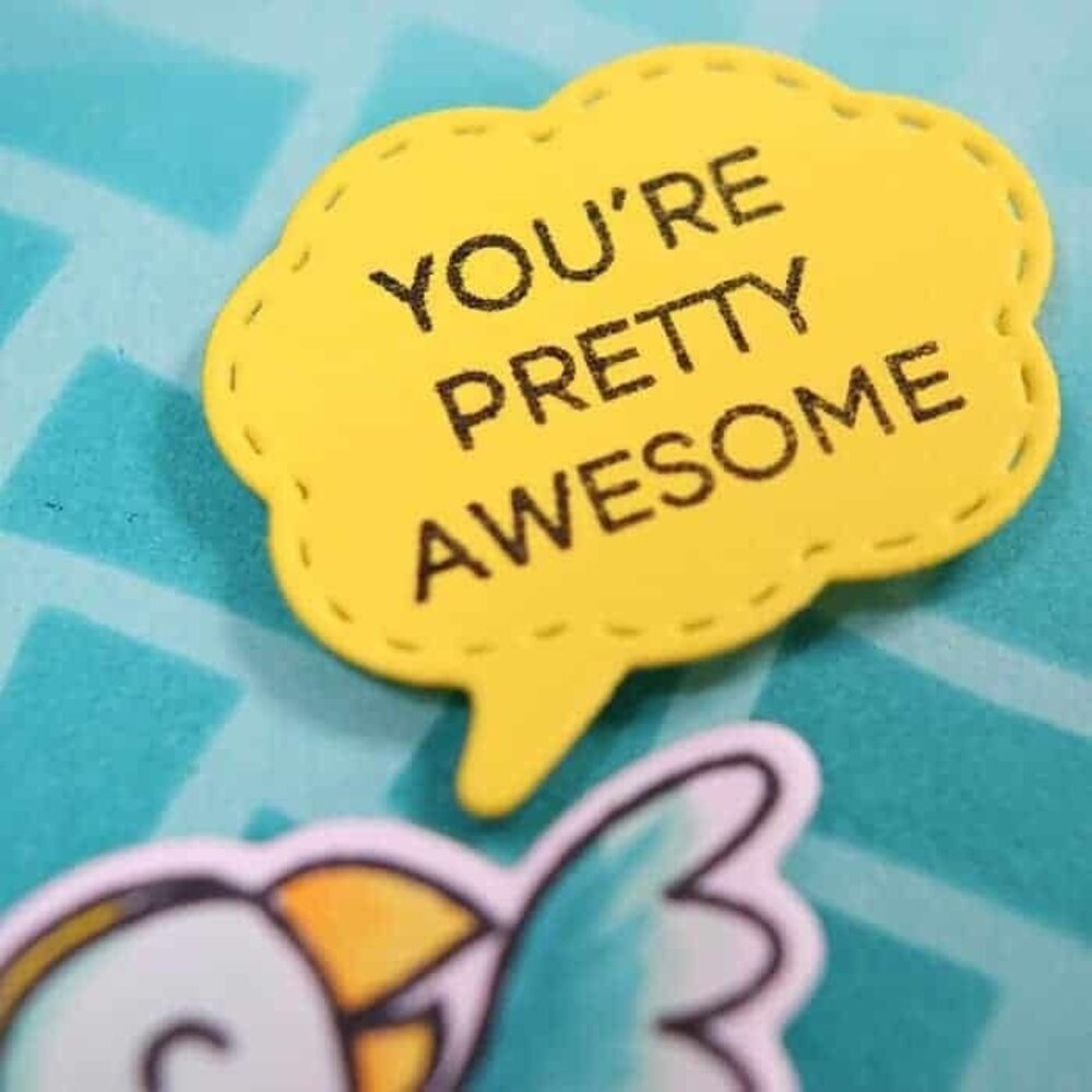 Heffy Doodle Whatcha Saying Now Clear Stamps (HFD0092) (OUTLET)