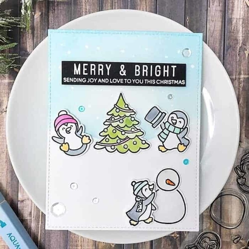 Heffy Doodle Holiday Sentiment Duos Clear Stamps (HFD0091) (OUTLET) Heffy Doodle Holiday Sentiment Duos Clear Stamps (HFD0091) (OUTLET)