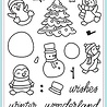 Heffy Doodle Wanna Build A Snowman Clear Stamps (HFD0087) (OUTLET)