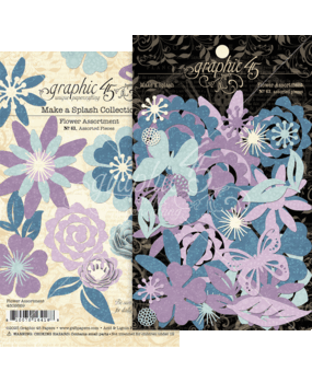 Graphic 45 Make a Splash Flower Assortment (4502669) (OUTLET)