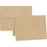 Graphic 45 A2 Cards 4 1/4x5 1/2 Inch with Envelopes - Kraft (4502653) (OUTLET)