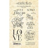 Graphic 45 P.S. I Love You Clear Stamps (4502645) (OUTLET)