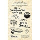 Graphic 45 Life's a Bowl of Cherries Clear Stamps (4502587) (OUTLET)