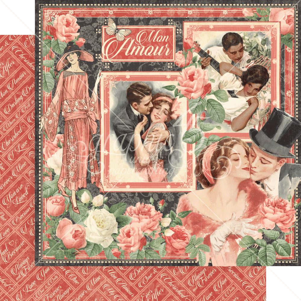 Graphic 45 Mon Amor 8x8 Inch Deluxe Collector's Edition (4502538) (OUTLET)