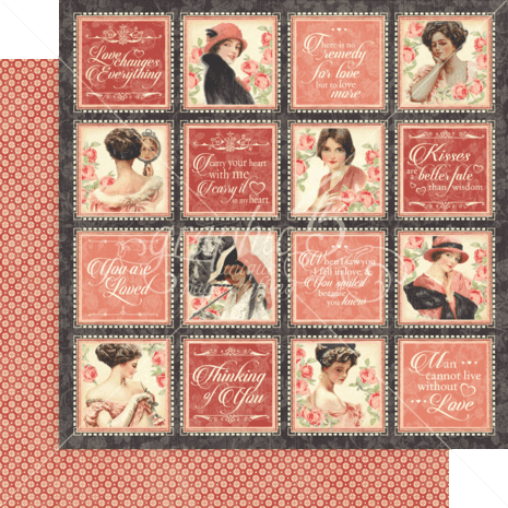 Graphic 45 Mon Amor 8x8 Inch Deluxe Collector's Edition (4502538) (OUTLET)