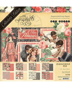 Graphic 45 Mon Amor 12x12 Inch Deluxe Collector's Edition (4502537) (OUTLET)