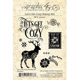 Graphic 45 Let's Get Cozy Clear Stamps (4502517) (OUTLET)