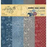 Graphic 45 Let's Get Cozy 12x12 Inch Patterns & Solids Pack (4502512) (OUTLET)