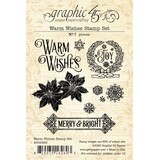 Graphic 45 Warm Wishes Clear Stamps (4502495) (OUTLET)