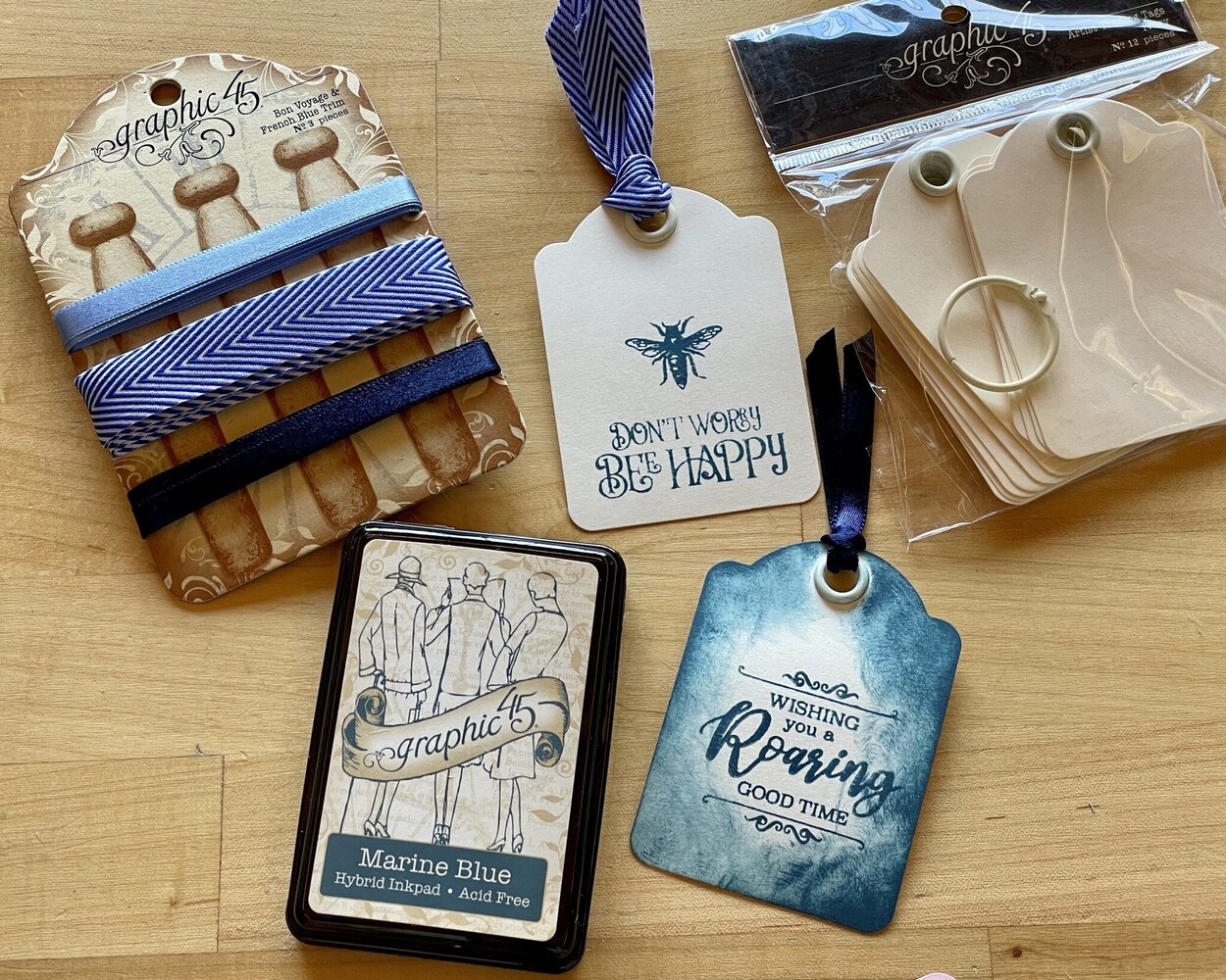 Graphic 45 Hybrid Inkpad Marine Blue (4502394) (OUTLET)