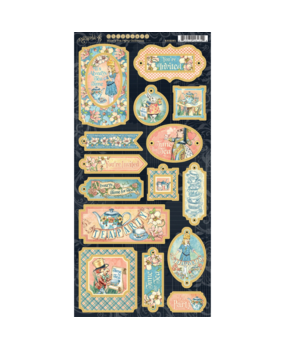 Graphic 45 Alice's Tea Party Chipboard (4502361) (OUTLET) Graphic 45 Alice's Tea Party Chipboard (4502361) (OUTLET)