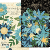 Graphic 45 Flower Assortment Shades of Blue (4502344) (OUTLET)