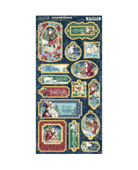 Graphic 45 Let it Snow Chipboard (4502325) (OUTLET)