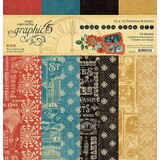 Graphic 45 Come One, Come All! 12x12 Inch Patterns & Solids Paper Pad (4502309) (OUTLET)