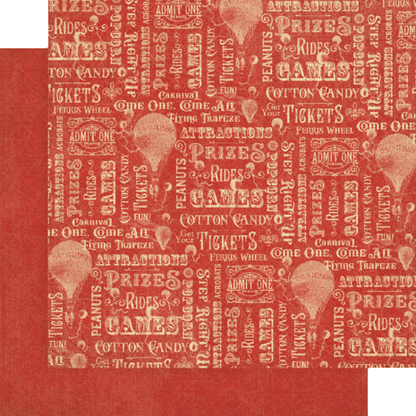 Graphic 45 Come One, Come All! 12x12 Inch Patterns & Solids Paper Pad (4502309) (OUTLET)