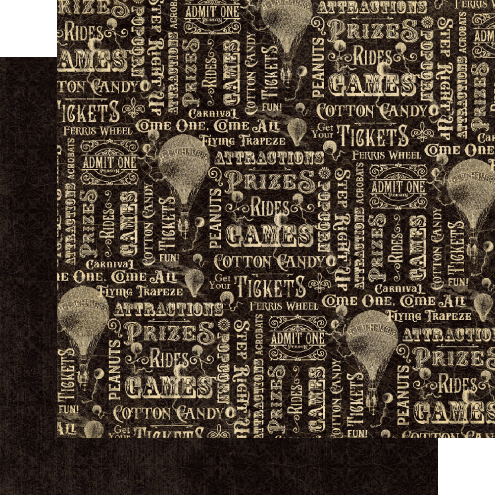 Graphic 45 Come One, Come All! 12x12 Inch Patterns & Solids Paper Pad (4502309) (OUTLET)