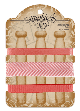 Graphic 45 Trim Precious Pink (4502290) (OUTLET)