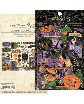 Graphic 45 Midnight Tales Die-cut Assortment (4502288) (OUTLET)