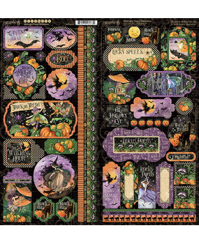 Graphic 45 Midnight Tales Stickers (4502286) (OUTLET)