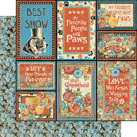 Graphic 45 Well Groomed 12x12 Inch Collection Pack (4502266) (OUTLET)