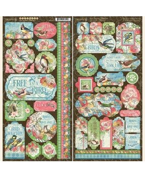 Graphic 45 Bird Watcher Stickers (4502214) (OUTLET)