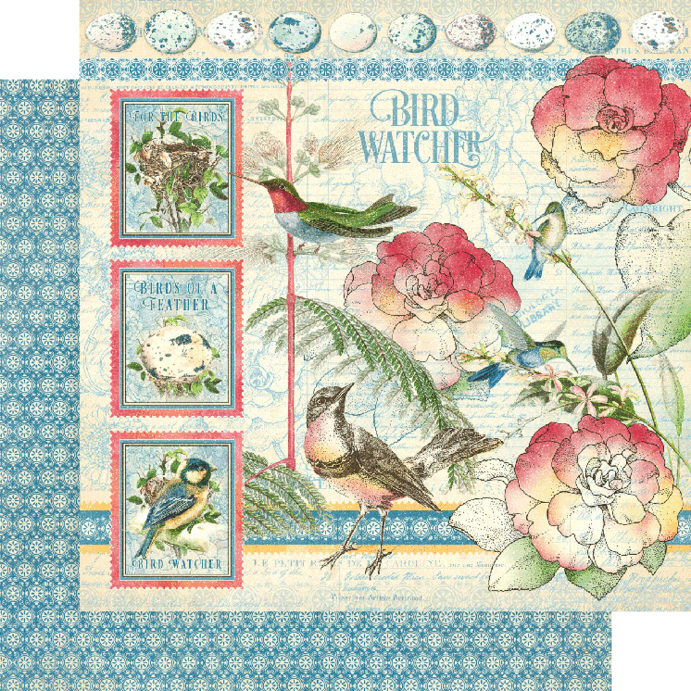 Graphic 45 Bird Watcher 12x12 Inch Collection Pack (4502211) (OUTLET)