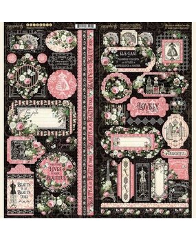 Graphic 45 Elegance Stickers (4502198) (OUTLET)