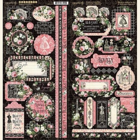 Graphic 45 Elegance Stickers (4502198) (OUTLET)