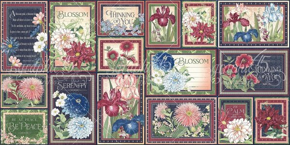 Graphic 45 Blossom Ephemera & Journaling Cards (4502164) (OUTLET)