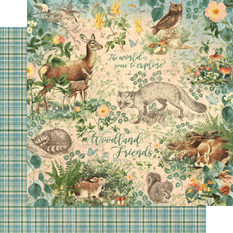 Graphic 45 Woodland Friends 12x12 Collection Pack (4502135) (OUTLET)