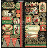 Graphic 45 Christmas Time Stickers (4502122) (OUTLET)