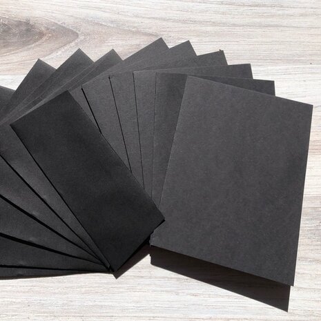 Graphic 45 Cards & Envelopes Black 4.25x5.5 Inch (4501989) (OUTLET)