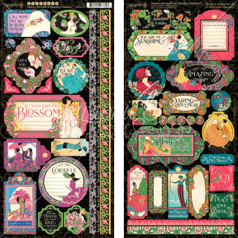 Graphic 45 Fashion Forward Stickers (4501973) (OUTLET)