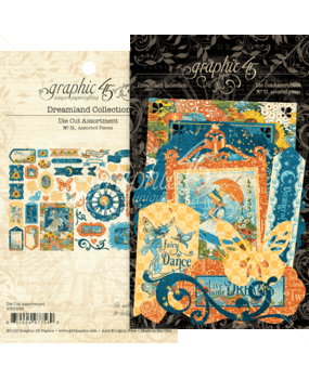 Graphic 45 Dreamland Die-cut Assortment (4501936) (OUTLET)