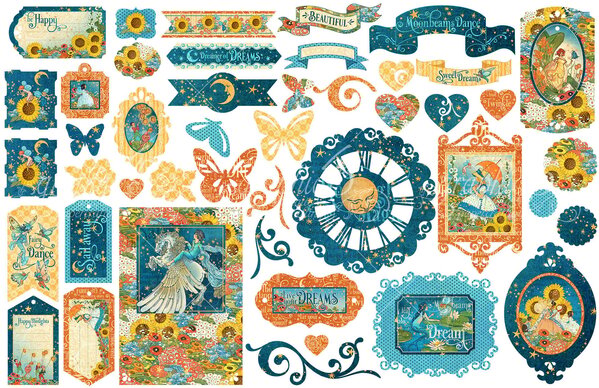 Graphic 45 Dreamland Die-cut Assortment (4501936) (OUTLET)