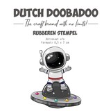 Dutch Doobadoo Outer Space Rubber Stamp A7 Astronaut Ufo (497.004.033) (OUTLET)