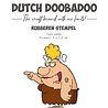 Dutch Doobadoo Rubber Stamp Cave Woman (497.004.016) (OUTLET)