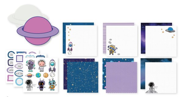 Dutch Doobadoo Outer Space Crafty Kit Galaxy Adventure (473.005.078) (OUTLET)