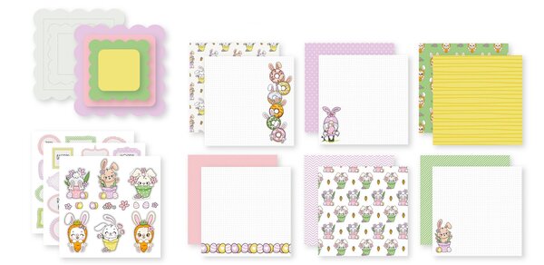 Dutch Doobadoo Happy Easter Crafty Kit Happy Easter (473.005.076) (OUTLET)