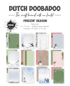 Dutch Doobadoo Dream Plan Do Freezin' Season A4 Paper Set (473.005.074) (OUTLET)