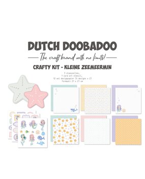 Dutch Doobadoo Crafty Kit Kleine Zeemeermin (473.005.065) (OUTLET)