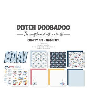 Dutch Doobadoo Crafty Kit Haai Five (473.005.063) (OUTLET)