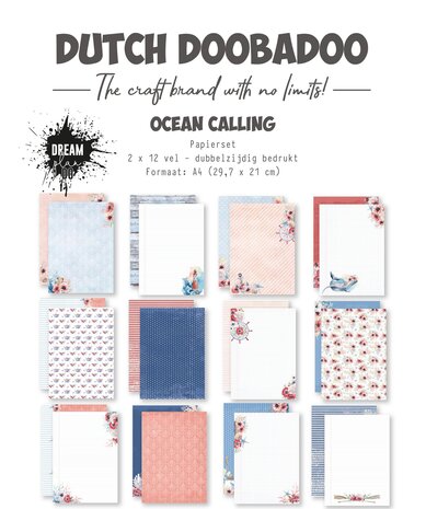 Dutch Doobadoo Dream Plan Do Ocean Calling A4 Paper Pack (473.005.059) (OUTLET)