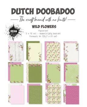 Dutch Doobadoo Dream Plan Do Wild Flower A4 Paper Pack (473.005.058) (OUTLET)