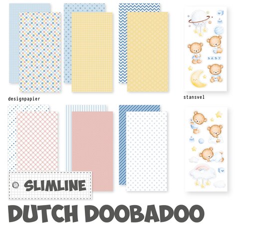 Dutch Doobadoo Crafty Kit Slimline Baby Boy (473.005.056) (OUTLET)