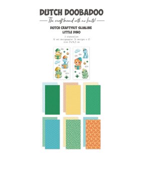 Dutch Doobadoo Crafty Kit Slimline Little Dino (473.005.043) (OUTLET)