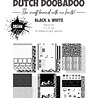 Dutch Doobadoo Paper Set A4 Black & White Dream Plan Do (4x6pcs) (473.005.042) (OUTLET)