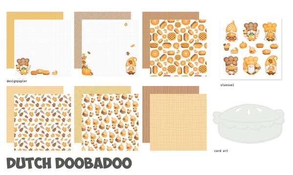 Dutch Doobadoo Crafty Paper 20x20 cm Grandma's Apple Pie (473.005.031) (OUTLET)