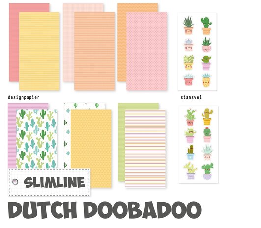 Dutch Doobadoo Crafty Paper Slimline Plants Are Friends (473.005.022) (OUTLET)